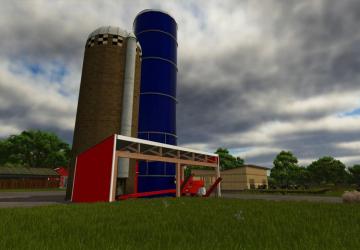 Мод Placeable TMR Mixing Silos версия 1.0 для Farming Simulator 2025