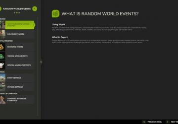 Мод Random World Events версия 2.0.0.2 для Farming Simulator 2025