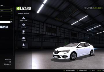 Мод Renault Megane 4 версия 1.1.0.0 для Farming Simulator 2025