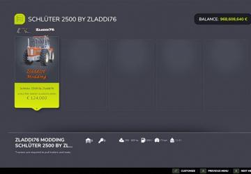 Мод Schlüter 2500 версия 1.0.0.0 для Farming Simulator 2025