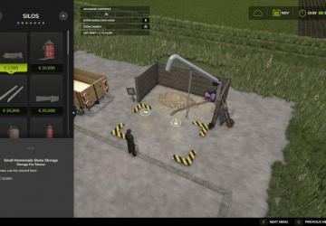 Мод Small Handmade Stone Silo версия 1.0.0.0 для Farming Simulator 2025