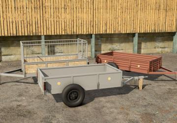 Мод Small Trailers Pack версия 1.0.0.0 для Farming Simulator 2025
