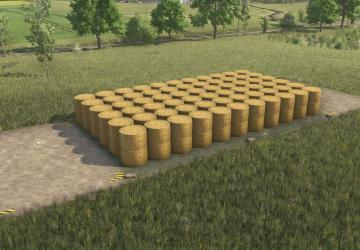 Мод Straw Tarpaulin версия 1.0.0.0 для Farming Simulator 2025