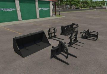 Мод Telehandler Tools With Camera версия 1.0.0.0 для Farming Simulator 2025