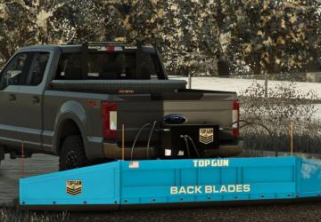 Мод TopGun BackBlade SnowPlow версия 1.0.0.0 для Farming Simulator 2025