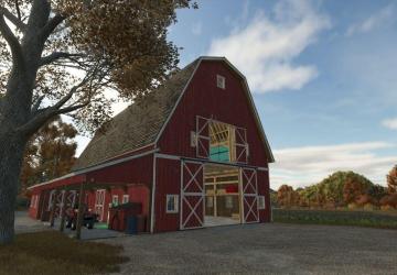 Мод US Farm Barn версия 1.0.0.0 для Farming Simulator 2025