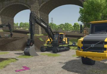 Мод Volvo EC220E/VA версия 1.0.0.0 для Farming Simulator 2025