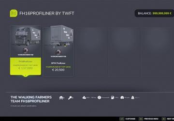 Мод Volvo FH16 Profiliner версия 1.0.0.5 для Farming Simulator 2025
