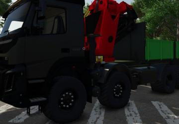 Мод Volvo FMX Palfinger версия 1.0.0.0 для Farming Simulator 2025