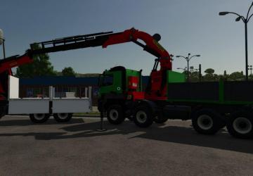 Мод Volvo FMX Palfinger версия 1.0.0.0 для Farming Simulator 2025
