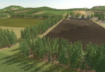Карта «Whispering Pines» версия 1.0.0.0 для Farming Simulator 2025