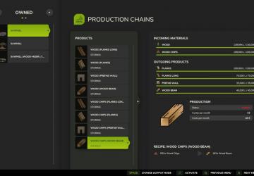Мод Wood Chips Sawmill версия 1.0.0.0 для Farming Simulator 2025