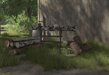 Мод Wood Cutting Stand версия 1.0.0.0 для Farming Simulator 2025