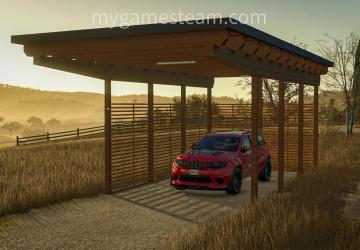 Мод Wooden Carport версия 1.0.0.0 для Farming Simulator 2025