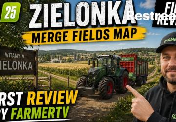 Zielonka Merge Fields версия 1.0.0.0 для Farming Simulator 2025