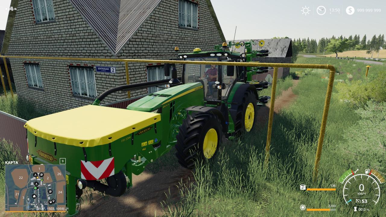 Карта село ягодное для farming simulator 2019