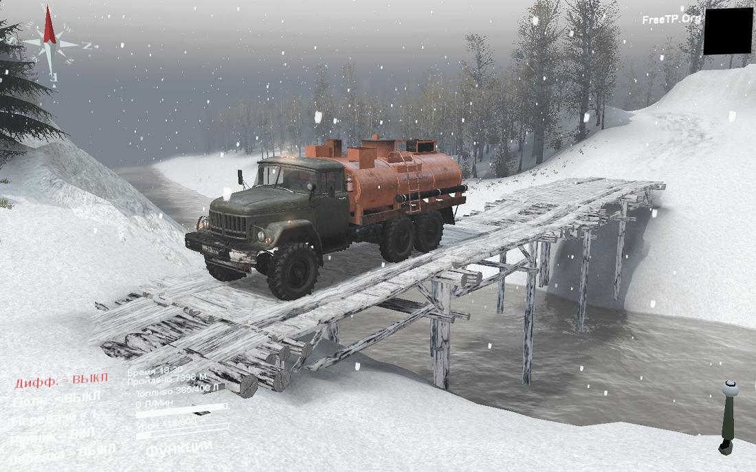 Мод реалистичная Заснеженность версия 1.0 для Spin Tires (v03.03.16). An-2 Snow. Bfbc2 Snow.