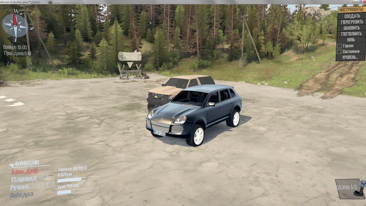 Скачать мод Porsche Cayenne версия 1 для SpinTires (v03.03.16)