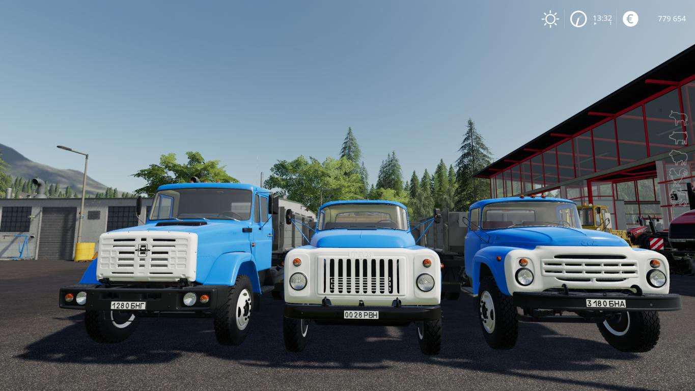 Скачать мод GAZ 52/53 пак от SD mods версия 2.0.0.0 для Farming Simulator  2019 (v1.6.0.0)