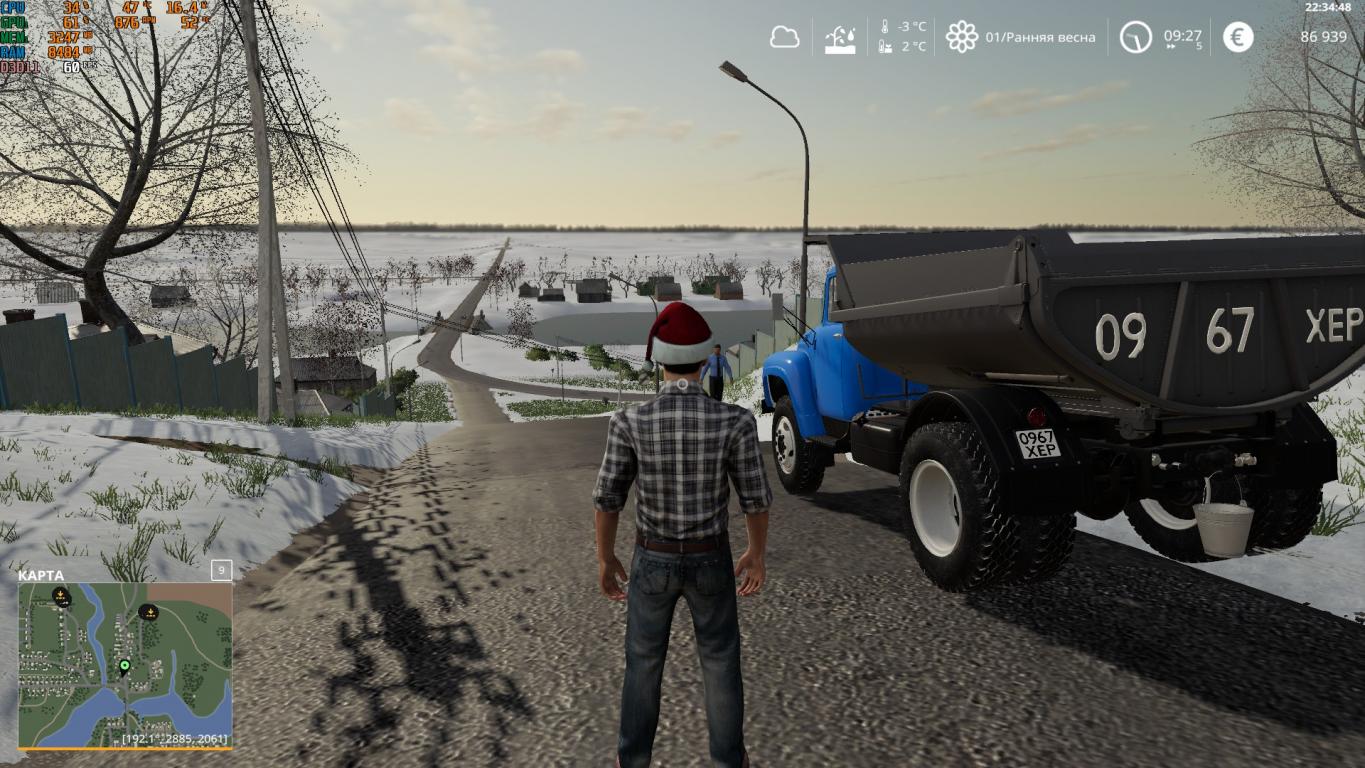 Карта село бурлаки для farming simulator 2019