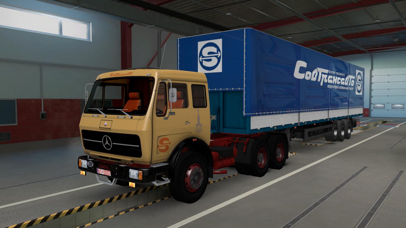 Скачать мод Mercedes NG 1632 версия 1.5 для Euro Truck Simulator 2 (v1.49.x)