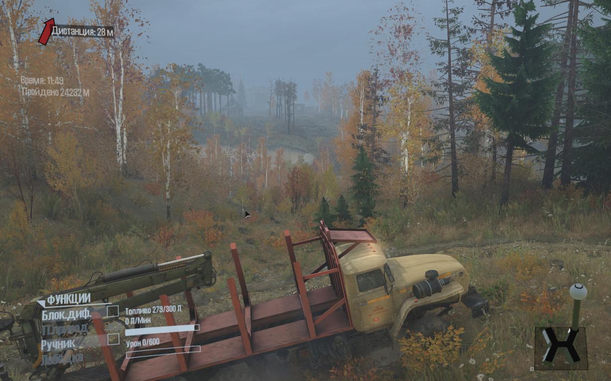 Скачать Карта «В Российской Глубинке» версия 0.95 для Spintires: MudRunner  (v10.06.19)