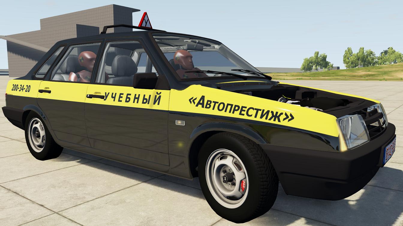 Скачать мод ВАЗ 21099 версия 2.0 для BeamNG.drive (v0.23)