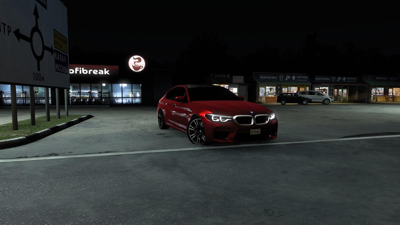 Скачать мод BMW M5 F90 версия 2.4.1 для Euro Truck Simulator 2 (v1.46.x,  1.47.x)