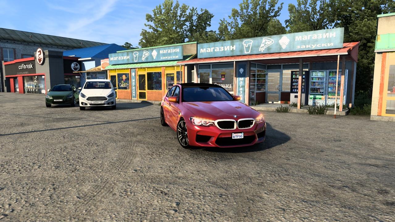 Скачать мод BMW M5 F90 версия 2.4.1 для Euro Truck Simulator 2 (v1.46.x,  1.47.x)