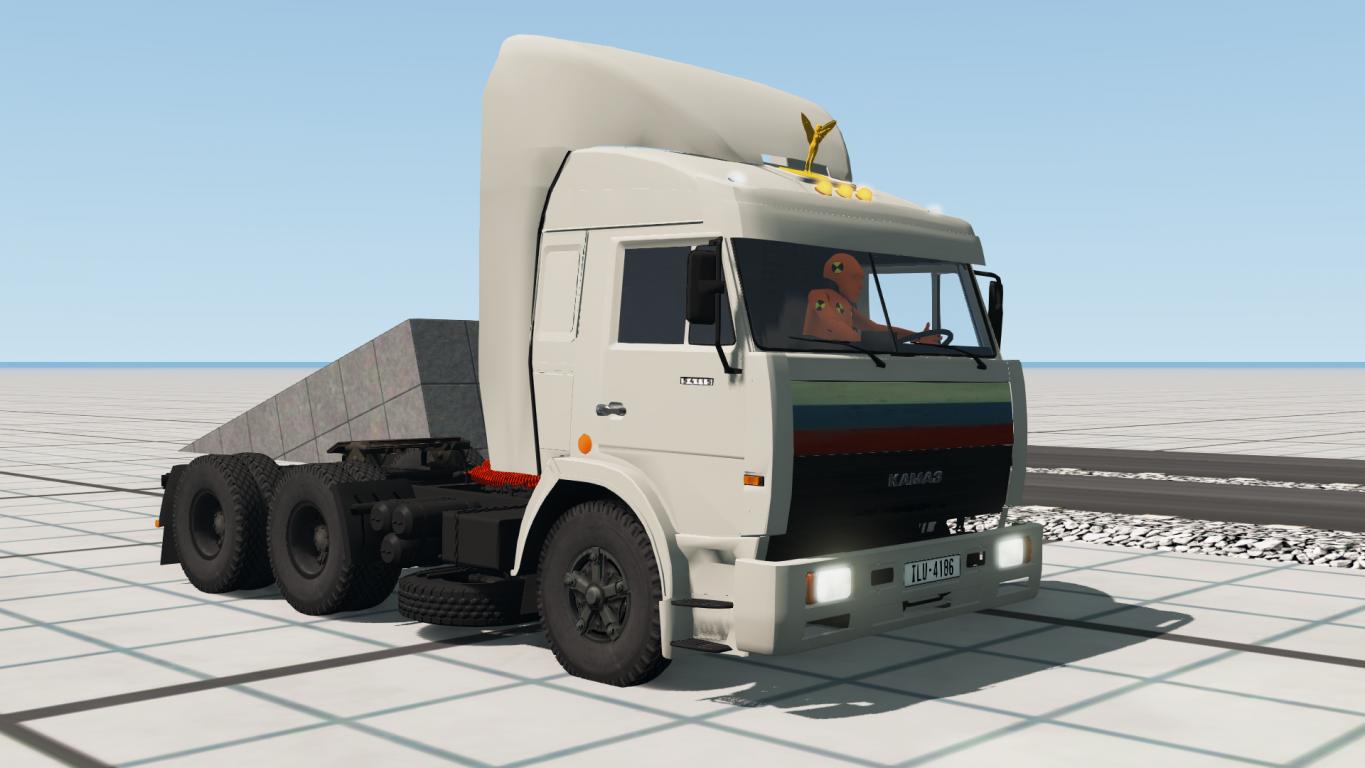 Скачать мод KamAZ 54115 версия 1.0 для BeamNG.drive (v0.24)