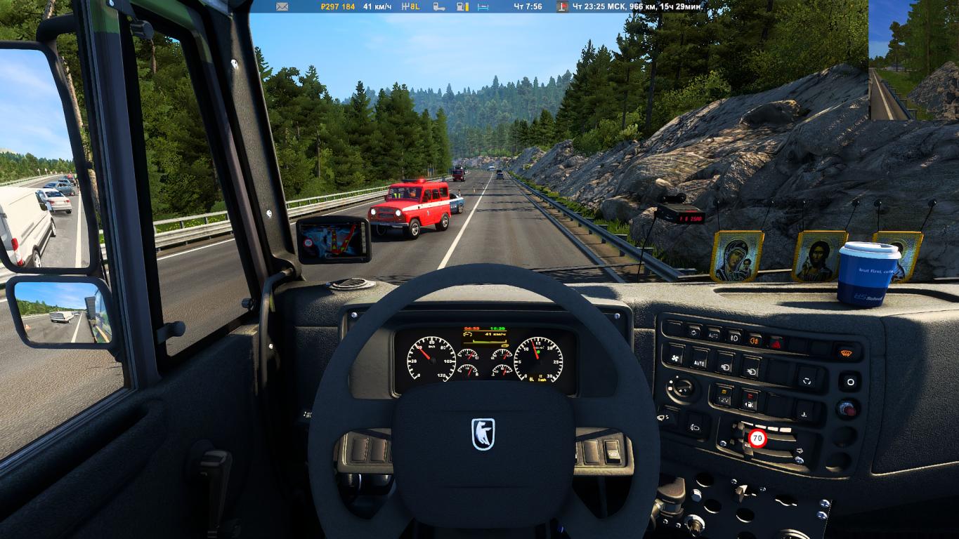 Скачать мод КамАЗ 65225 + низкорамник версия 2.7 для Euro Truck Simulator 2  (v1.49.х)