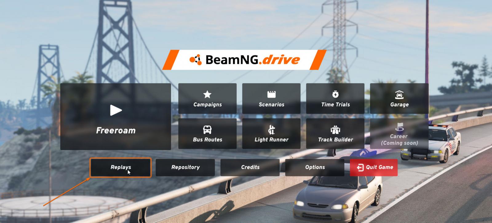 Как создать и посмотреть реплей в BeamNG Drive | STMods