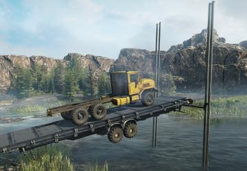 Мод A-Frame Ramp/Bridge Trailer версия 1.0.5 для SnowRunner (v16.0)