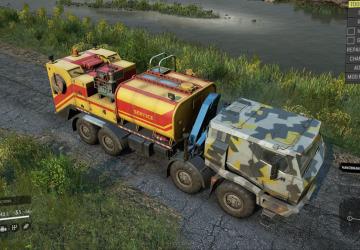 Мод Azov 5319 Minicrane версия 0.9 для SnowRunner (v5.3)