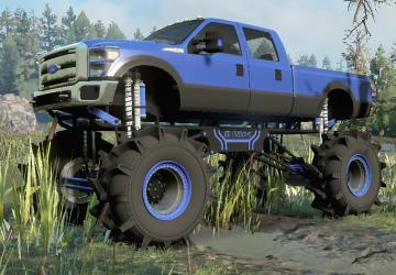 Мод B-350 Diesel Mega Mud Truck версия 2.0.0 для SnowRunner (v16.0)