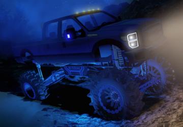 Мод B-350 Diesel Mega Mud Truck версия 2.0.0 для SnowRunner (v16.0)