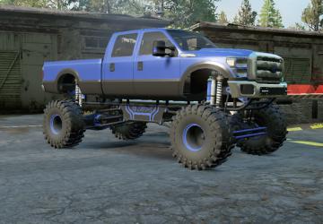 Мод B-350 Diesel Mega Mud Truck версия 2.0.0 для SnowRunner (v16.0)