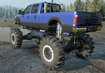 Мод B-350 Diesel Mega Mud Truck версия 2.0.0 для SnowRunner (v16.0)