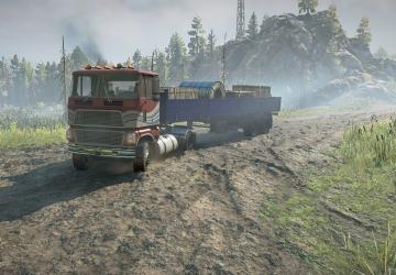 Мод Cabover Semi-Truck версия 1.3.0 для SnowRunner (v17.3)