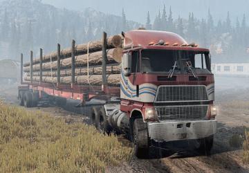 Мод Cabover Semi-Truck версия 1.3.0 для SnowRunner (v17.3)