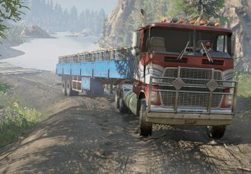 Мод Cabover Semi-Truck версия 1.3.0 для SnowRunner (v17.3)