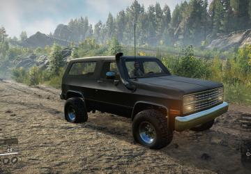 Мод Chevrolet K5 Blazer (1989) версия 1.7.4 для SnowRunner