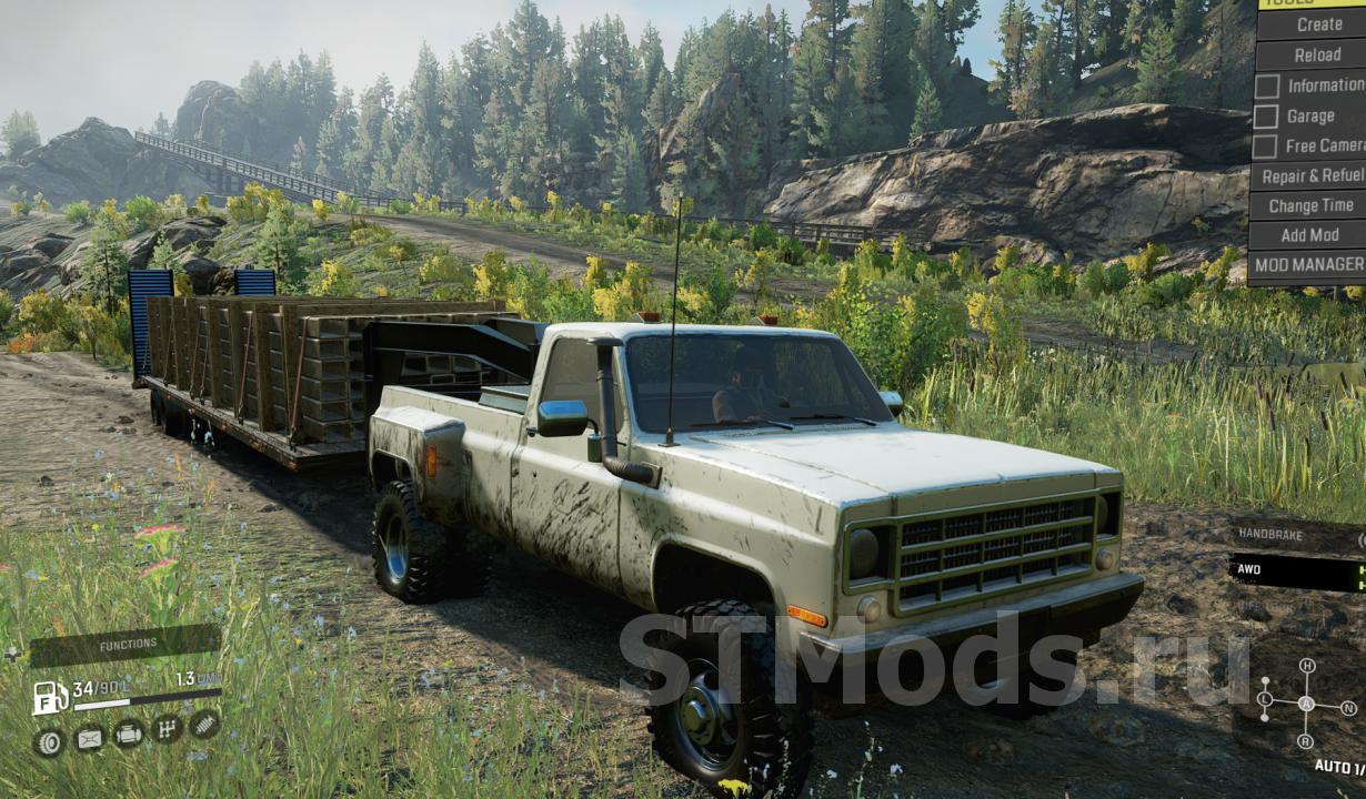 Скачать мод Delta Pickup версия 1.7 для SnowRunner (v17.3)