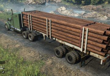 Мод Delta Semi-Trailer Pack версия 1.0.2 для SnowRunner