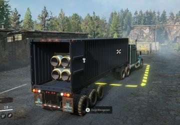 Мод Delta Semi-Trailer Pack версия 1.0.2 для SnowRunner