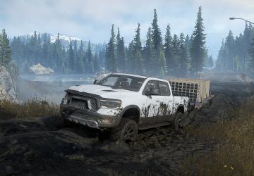 Мод Dodge Ram 1500 (2019) версия 1.1.0 для SnowRunner (v10.1)