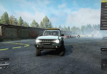 Мод Ford Bronco BadLands 4doors (2021) версия 1.1 для SnowRunner