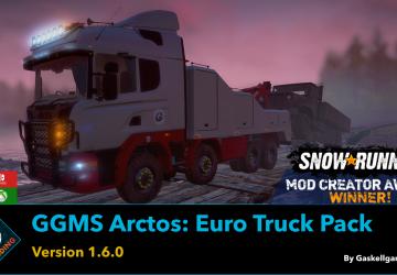 Мод GGMS Arctos: Euro Truck Pack версия 1.6.0 для SnowRunner (v17.3)