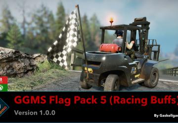 Мод GGMS Flag Pack 05 (Racing Buffs) версия 1.0.0 для SnowRunner (v17.3)