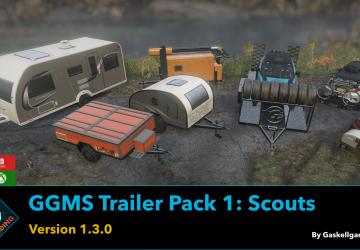 Мод GGMS Scout Trailers версия 1.3.0 для SnowRunner (v16.1)